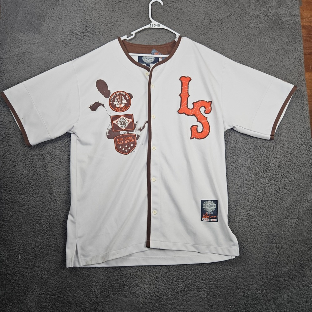 Vintage‎ Hillerich Bradsby Lou Brock Louisville Slugger Jersey XL Throwback Y2K